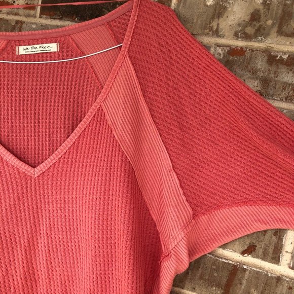 NEW Free People Santa Clara Slouchy Thermal Top S - Picture 8 of 15